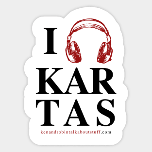 I (Headphones) KARTAS Sticker